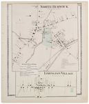 Map of North Berwick and Limington Village with a business directory for Limington