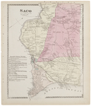 Map of Saco with directories for Parsonfield and North, South and West Parsonfield