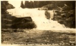 Falls. Sourdnahunk Stream. near Twin Pine Camps, Greenville Me. by David Field