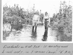 Deadwater on West Fork, Wassataquoik, ½ Mile West of Joe Francis Camp (L.K.M.)