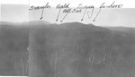 Panoramic View of Mountains in Katahdin Region With Notes by David Field