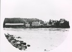 View of a Cluster of Houses and Covered Bridge