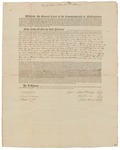 Copy of Deed Number 12 for 132,541 acres of land by Samuel Phillips, Leonard Jarvis, and John Read