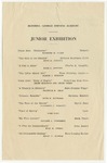 Junior Exhibition Program by Blue Hill Academy and George Stevens Academy