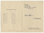 Blue Hill Academy Annual Exhibition Program, 1897 by Blue Hill Academy