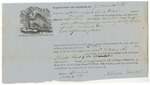 Blue Hill Shipping Receipt: Alma Odlin, May 1861 (paling) by Nelson Frank