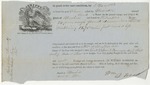 Shipping Receipt Gladiator June 21 1862