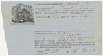 Shipping Receipt Susan Friend May 21 1861
