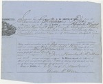 Shipping Receipt GM Partridge December 22 1858