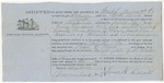 Shipping Receipt Hattie Anna November 5, 1859