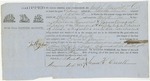 Shipping Receipt Hattie Anna November 5 1859 by James H. Orcutt
