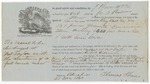 Shipping Receipt James A Parsons December 25, 1860