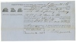 Shipping Receipt Schooner Python November 18 1861