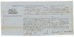 Shipping Receipt Schooner Python July 13 1863