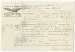 Shipping Receipt Schooner Lejok May 22, 1859