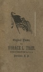 Original Poems by Horace L. Trim, Musician of Prescott Post No. 1 G.A.R. Providence, R.I.