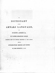A Dictionary of the Abnaki Language in North America
