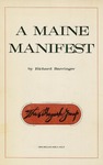 A Maine Manifest