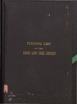 Finding List of the Zadoc Long Free Library 1904 by Zadoc Long Free Library