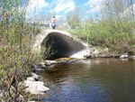Culvert Crossing, Cold Stream at Lagrange Rd, Medford, Maine