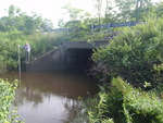Culvert Crossing, East Branch Piscataqua River at Longwoods Rd, Cumberland, Maine