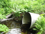 Culvert Crossing, Fight Brook at Lovewells Pd Rd, Fryeburg, Maine