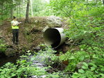 Culvert Crossing, Fight Brook at Lovewells Pd Rd, Fryeburg, Maine