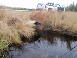 Culvert Crossing, Finnegan Brook at Route 189, Trescott Twp, Maine