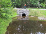 Culvert Crossing, Fisher Stream at Bowdoinham Rd, Sabattus, Maine