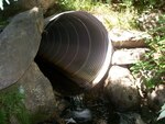 Culvert Crossing, Folsom Brook at South Street, Dixmont, Maine