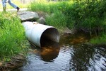 Culvert Crossing, Forbes Brook at Marshall Road, Bradford, Maine