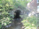 Culvert Crossing, Frost Gully Brook at Main St., Freeport, Maine