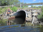Culvert Crossing, Gardner Brook at Route 133, Winthrop, Maine