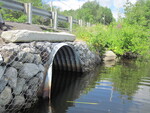 Culvert Crossing, Gardner Brook at Route 33, Winthrop, Maine