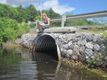 Culvert Crossing, Gardner Brook at Route 33, Winthrop, Maine