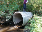 Culvert Crossing, Gilbert Brook at River Rd, Anson, Maine