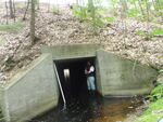Culvert Crossing, Glantz Brook at Route 114, Windham, Maine
