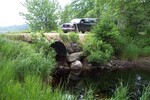 Culvert Crossing, Gold Stream at Goldstream Road, Surry, Maine
