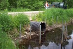 Culvert Crossing, Greenland Brook at Williams Road, Bradford, Maine