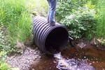 Culvert Crossing, Greenland Brook at Williams Road, Bradford, Maine