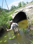 Culvert Crossing, Hadlock Brook at Route 198, Mount Desert, Maine