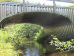 Culvert Crossing, Hall Brook at Berry Rd, Thorndike, Maine