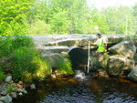 Culvert Crossing, Hanson Brook at Convene Rd, Sebago, Maine