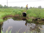 Culvert Crossing, Harmon Brook at Flag Pond Rd, Saco, Maine