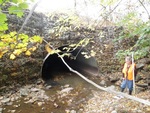 Culvert Crossing, Hart Brook at River Rd, Lewiston, Maine