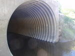 Culvert Crossing, Harvey Brook at Webster Rd, Freeport, Maine