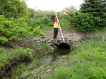 Culvert Crossing, Higgins Creek at Ocean Ave, Scarborough, Maine