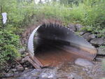 Culvert Crossing, Hilton Brook at Dill Road, Starks, Maine