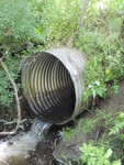 Culvert Crossing, Hilton Brook at Mayhew Road, Starks, Maine