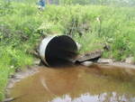 Culvert Crossing, Hilton Brook at Rome Road, Mercer, Maine